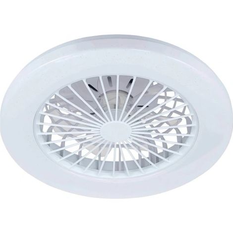 Plafoniera Ventilatore cielo stellato LED 45W Ø48cm WIN
