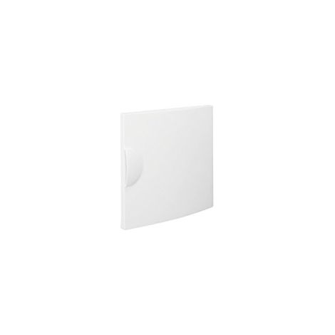 Hager – Porte de coffret électrique blanche 1 rangée – Montage droit ou gauche – Pour coffret Gamma – Indice de protection IPXX