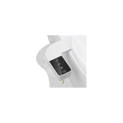 Bidet Toilette WC, Cuvettes Toilette Japonaise Pulvérisateur Bidet Non Électrique Bidet avec double buses rétractables autonettoyantes Fixation de