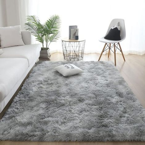 Tapis moelleux en forme de moquette pour salon, chambre, tapis épais et duveteux, tapis shaggy, tapis pour chambre d'enfant, grand tapis pour la décoration intérieure (160 x 200 cm) (1/5)