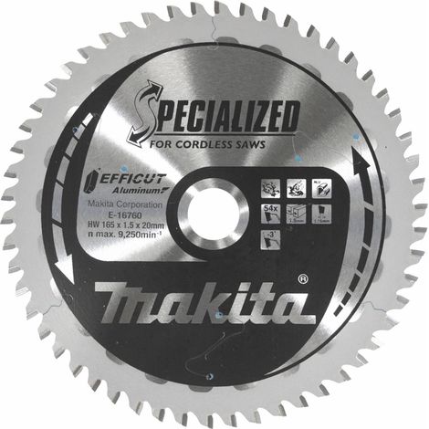 Makita Sägeblatt EFFICUT 165x20x54