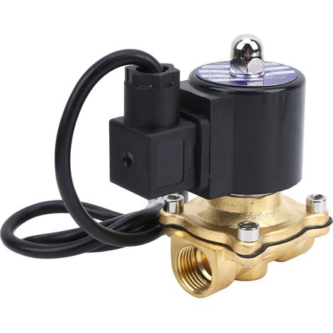 Électrovanne normalement fermée, à action directe, bobine étanche, 2A-160-15 G 1/2 pouce CC 24 V