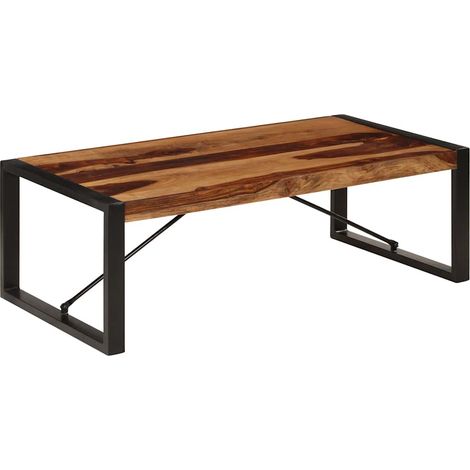 vidaXL Table basse 120x60x40 cm Bois massif (1/5)