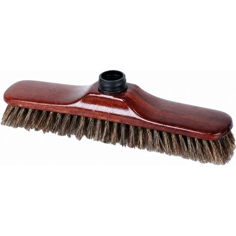 Scopa dritta in plastica seta grigia 28cm (1/2)