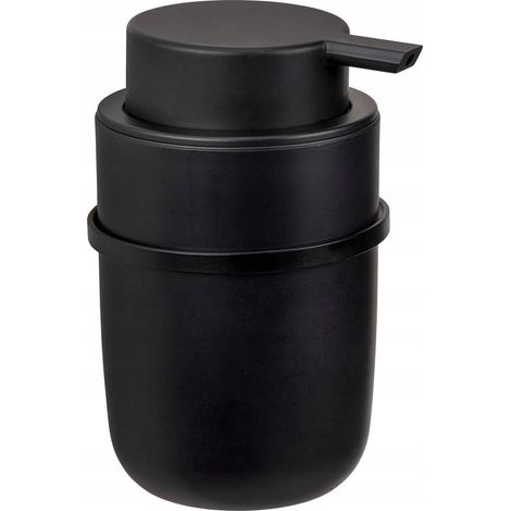 Wenko Carpino dispensador de jabón negro mate 250 ml (1/3)