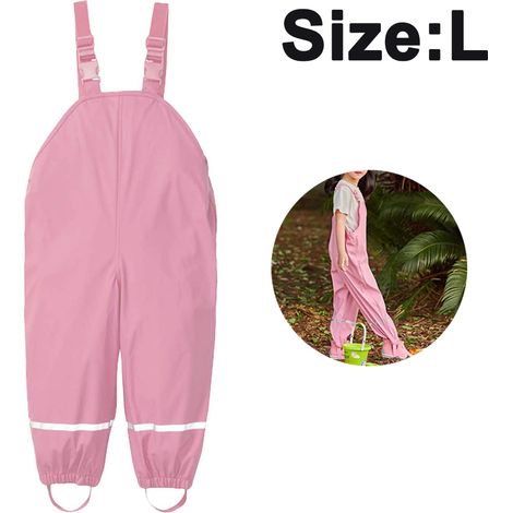 Pantalon de pluie imperméable et anti-salissures pour enfants, garçons et filles (1/5)