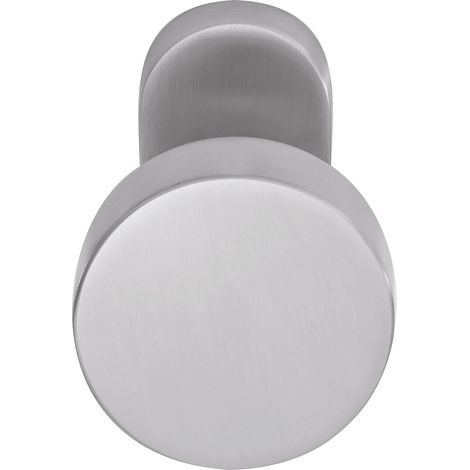 OGRO Türknopf RENOVI 3020 O, Rosette 30x68x10, gerader Knopf, silber eloxiert
