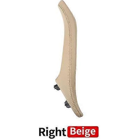 Poignée de porte intérieure droite en cuir beige pour BMW Série 5 F10 F11 (réf. 51417225852) - Côté passager (1/5)