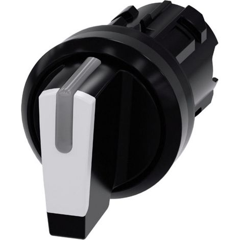 Siemens 3SU10022BP600AA0 3SU1002-2BP60-0AA0 Commutateur à manette collerette plastique, illuminable (1/3)