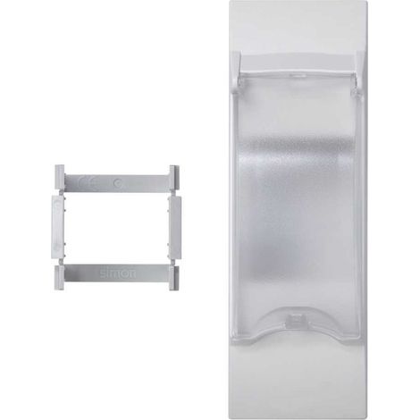 Platte K45 3 Mechanismen für Differentialschalter DIN Weißschnee SIMON KF03 / 9