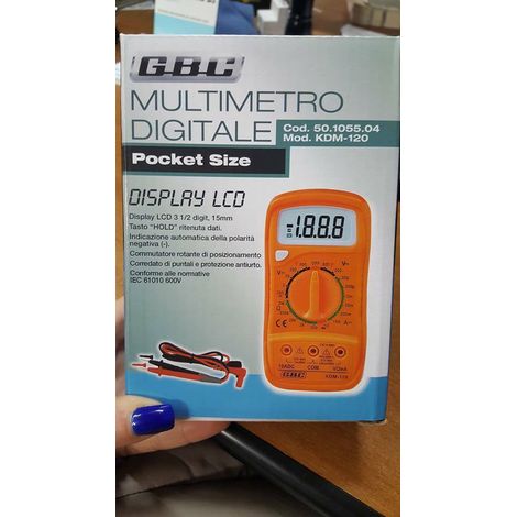 MULTIMETRO DIGITALE - KDM-120 (1/2)
