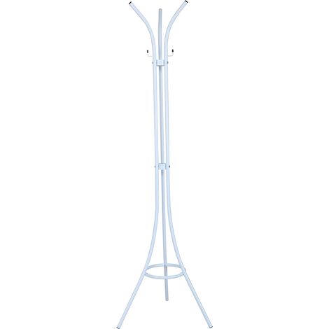 King Home Stahl-Garderobe 48x175 cm weiß (1/3)