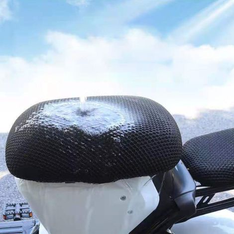 Adatto per coprisella in rete per moto: traspirante, resistente ai raggi solari, termoisolante e leggero.
