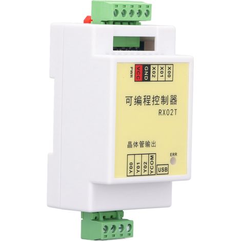 Contrôleur Programmable PLC, panneau de commande d'automatisation industrielle, électrovanne, relais de temps 12-24V RX02T