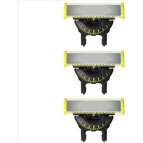 Lames de rasoir OneBlade 360 – Lot de 3 recharges – Lame en acier inoxydable – Tête de rasage en T pour confort optimal (1/4)