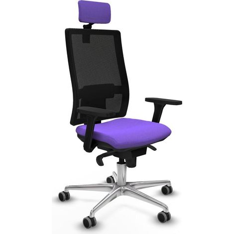 Piqueras y Crespo Chaise Bureau Ergonomique Lilas (1/3)