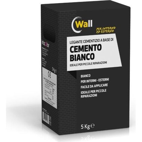 WALL CEMENTO POLVERE BIANCO 5 KG (1/2)