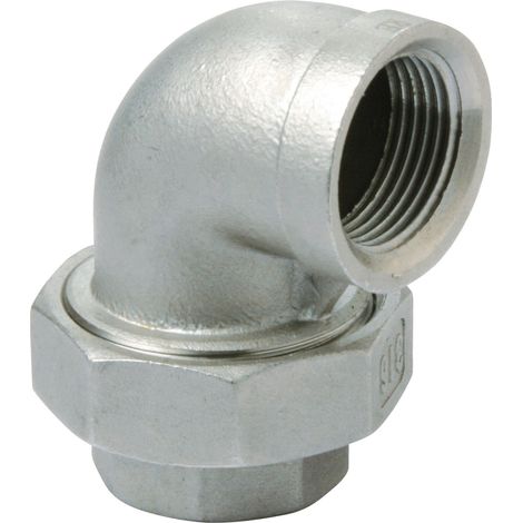 Edelstahl Fitting 96 Winkel Verschraubung 1" V4A Gewindefitting (1/2)