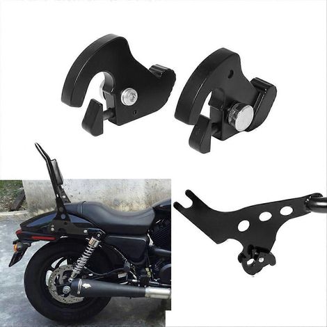 Kit de verrouillage de porte-bagages à dossier pivotant pour Touring Road XL883 XL1200 avec bagues et rondelles à points (1/5)