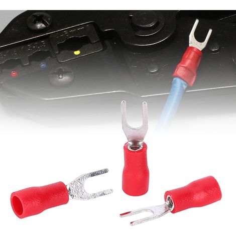 Kit de 1000 connecteurs à sertir en laiton pressé à froid de type U SV1.25-3 (1/5)