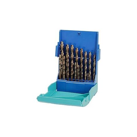 Heller 21962 4 HSS Jeu de forets pour le métal 19 pièces 1 mm, 1.5 mm, 2 mm, 2.5 mm, 3 mm, 3.5 mm, 4 mm, 4.5 mm, 5 mm, (1/3)