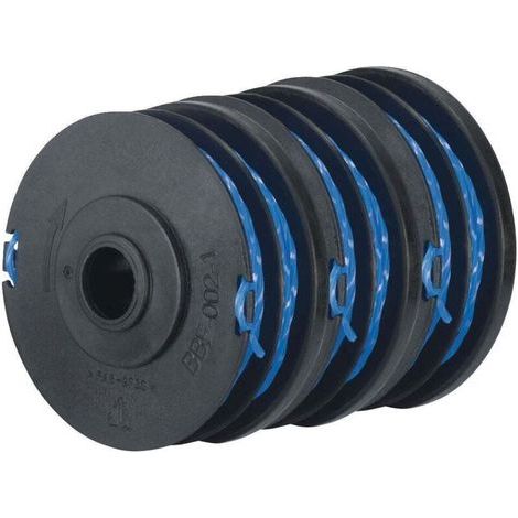 Ensemble de 3 bobines RYOBI pour débroussailleuses Rac123 (1/3)