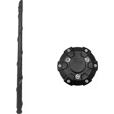 Antennenfuß + flexible Spiralantenne für Jeep Wrangler TJ JK JL JT Rubicon Sahara Sport (AM/FM-Antennenersatz) (1/4)