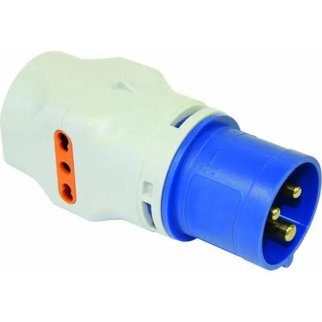ADATTATORE SPINA INDUSTR.CEE/PRESA TRIPLA 16A