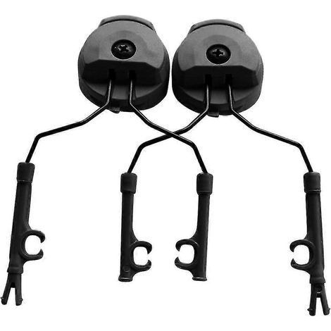 1 paire d'adaptateurs pour rail Peltor Arc de 3 m, compatibles avec tous les casques balistiques à rail. (1/5)