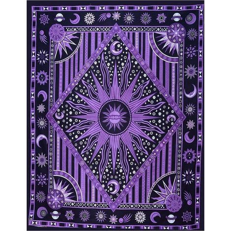 150 x 130 cm Dekorative Wandtapete, ästhetische Wandteppiche, Dekoration im Bohème-Stil, Raumdekoration, Deko-Wandbild (1/5)