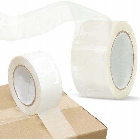 Transparentes Verpackungsklebeband 48 mm x 60 m, extra stark und langlebig, 1 Stück
