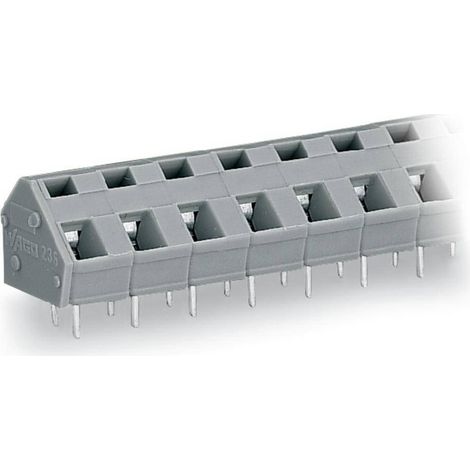 [NEUWERTIG] Wago 236 503/332 009/999 950 Federkraftklemmblock 2.50mm² Polzahl 3 Lichtgrau B-Ware