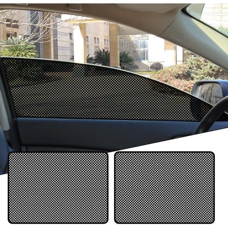 Lot de 2 autocollants pour pare brise de voiture, pare soleil électrostatique