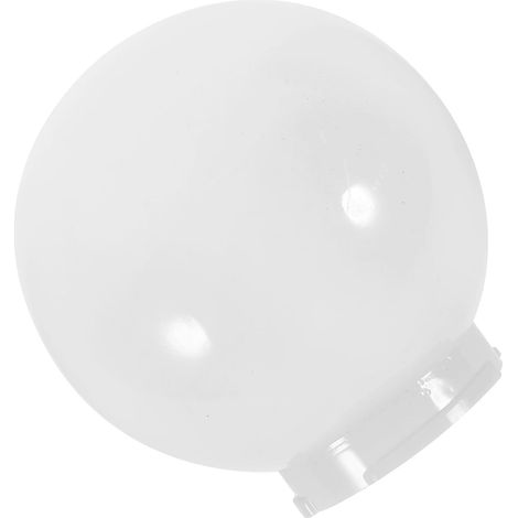 Abat-jour Globe en Acrylique Blanc pour Lampe Extérieure, Finition Délicate Éclairage Diffus Décoratif, pour Salon et Chambre (1/5)