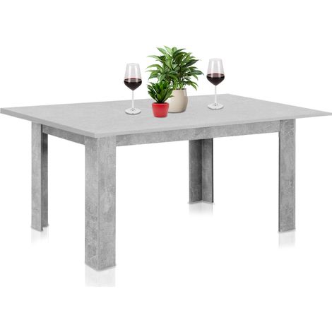 Tavolo Allungabile Cucina Sala Pranzo da 110 a 150x70x78 cm Cemento Estensibile (1/5)