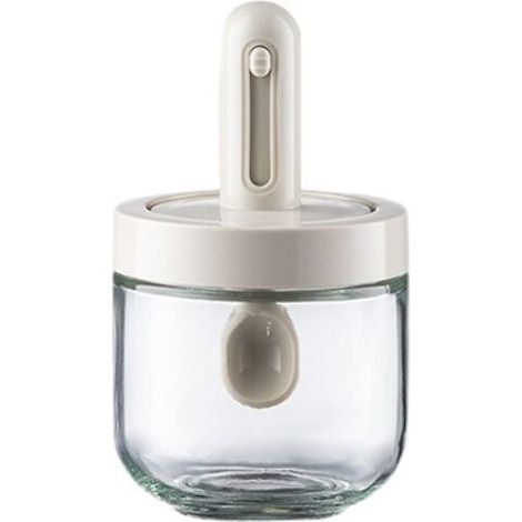 Accessoire de rangement pour pot d'assaisonnement de cuisine stockage d'assaisonnement domestique pot scellé cuisine bouteille d'assaisonnement intégrée (1/4)