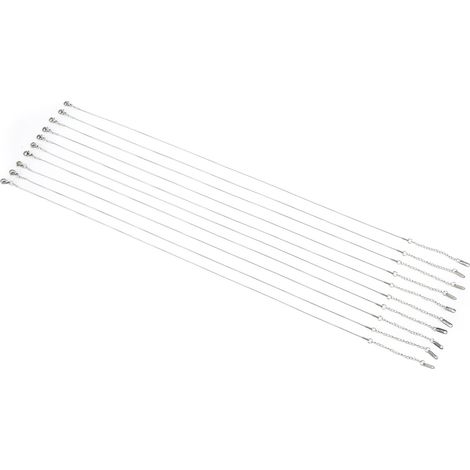 10Pcs Necklace Chain Stainless Steel Personality Temperament Chain Necklaces for DIY Crafts (1/5)