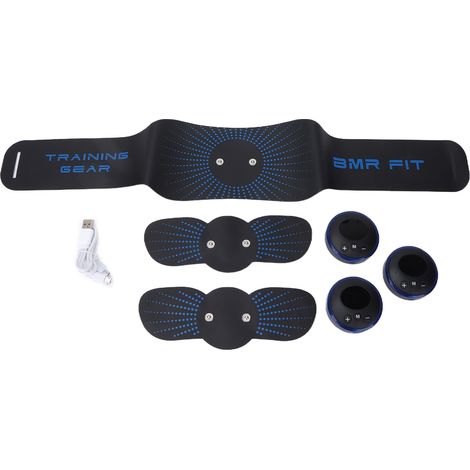 EMS-Muskelstimulator für Bauch, Bauchmuskeltrainingsgürtel, Körper- und Armstraffung - AquaForge