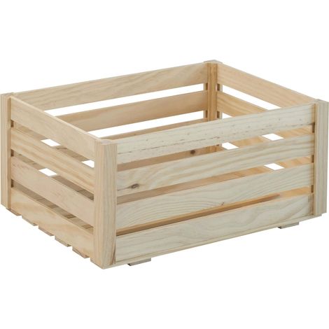 Caisse Pin Astigarraga Rangement Bois Polyvalent - Astigarraga (1/4)