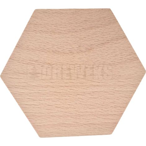 Base hexagonale en hêtre (1/3)