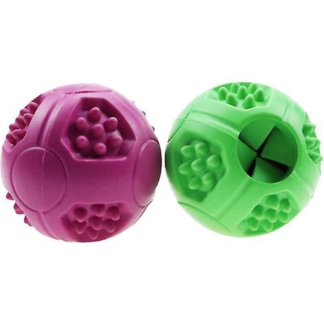 2 balles en caoutchouc