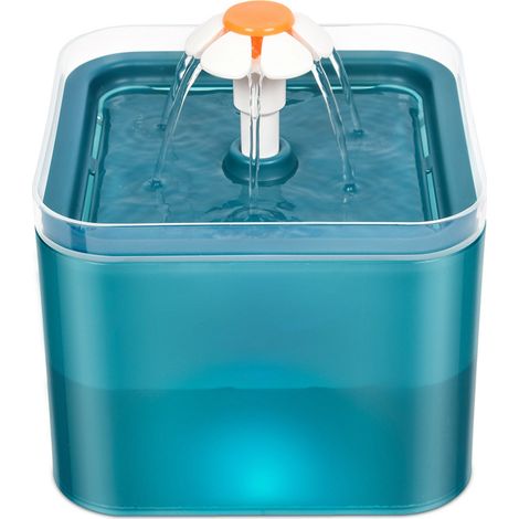 Fontaine à eau automatique à LED 2L pour chats et animaux domestiques (1/4)