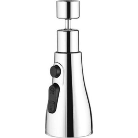 Aireador de grifo giratorio M22/M24, boquilla rociadora giratoria ahorradora de agua para extensión de cabezal de grifo, adaptador de aireador de chorro, extensión de grifo - 2 piezas - Crezuo (1/4)