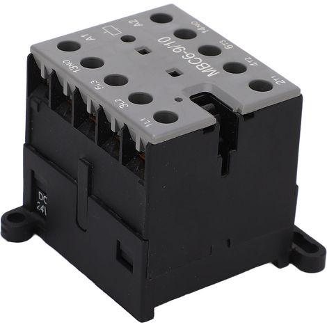 Contacteur DC 16A 24V, ignifuge, haute sensibilité, robuste, mini contacteur électrique (1/5)