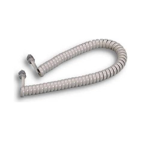 Cable telefonico extensible 2.4 mt con enchufe 4/4 21320