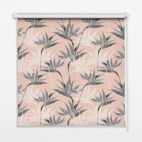 Tenda a Rullo Interna per Finestra - Tenda Filtrante Luce - Tenda Privacy - Tenda Decorativa Rettangolare - Rullo per Interni - (90 cm x 180 cm) - Arredamento grigio