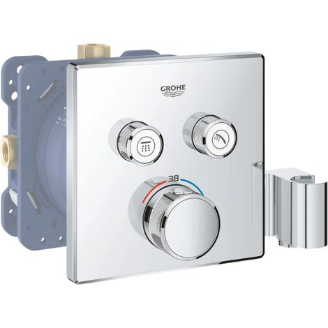 GROHE - Grohtherm SmartControl + Rapido SmartBox Mezclador de ducha empotrado 2 salidas Cuerpo empotrado