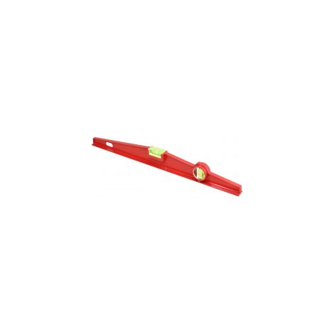 Primer nivel de aluminio, 400 mm, 2 burbujas: 180° y 90°. AUTRES