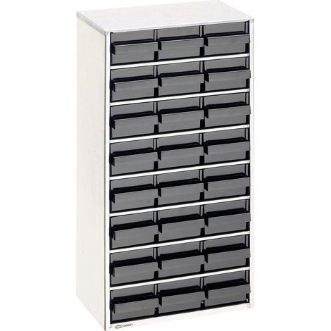 ESD raaco 1224-02 Stahlmagazin (L x B x H) 306 x 150 x 552 mm Anzahl Fächer: 24 inkl. Erdungskabel