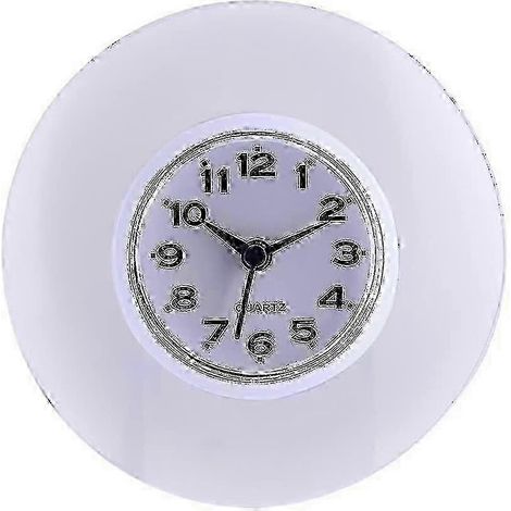 Horloge de douche étanche avec ventouse – Horloge murale pour salle de bain, cuisine ou bureau (1/2)